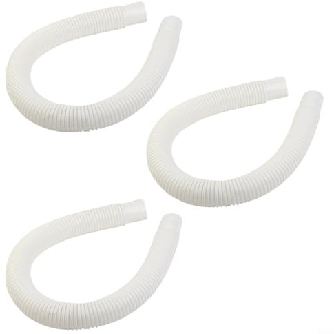EpheyFIF Tubo di Ricambio per Skimmer Piscina Fuori Terra Intex 10531 - 3 Tubi, 4 x 76,2 cm