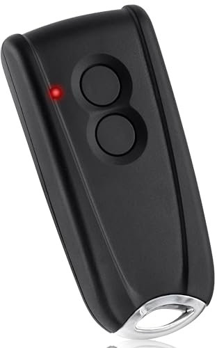 AKVF Télécommande Portail Garage pour EcoStar RSC2-433 RSE2-433 RSZ1-433 pour Hormann Ecostar Liftronic/TUBAUTO EuroPro 500/700/800 Portronic D2500/D5000/S4000 Opérateur