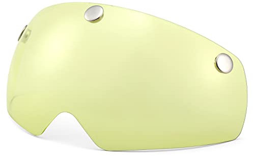 Lixada Bike Helmet Visor, Detachable Magnetic Visor for Bike Helmet UV Guard for Men Women Transparent/Grey/Multi-color