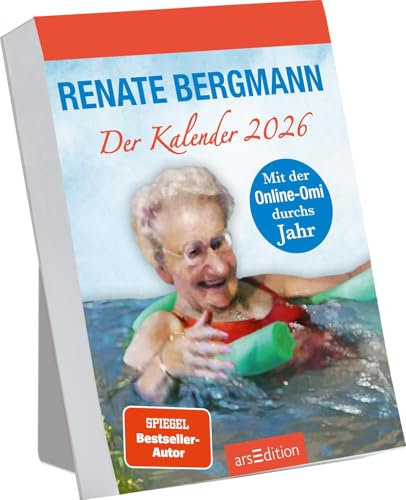 Abreißkalender Renate Bergmann – Der Kalender 2026: Lustiger Tageskalender der Twitter-Oma für 2026, zum Aufstellen