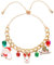 QOMJUFA Weihnachten Armband, Weihnachtsarmband Damen, Weihnachtsarmbänder für Frauen, Schmuck Weihnachten, Bunte Armbänder für Frauen, Weihnachtsschmuck für Frauen und Mädchen