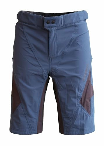 Zimtstern Herren Tauruz Evo MTB Hose kurz, French Navy-Dark Navy, M