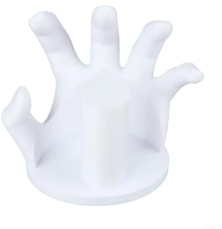 Portarotolo di carta igienica dal design consapevole dello spazio, perfetto per spazi in bagno ordinati (bianco)