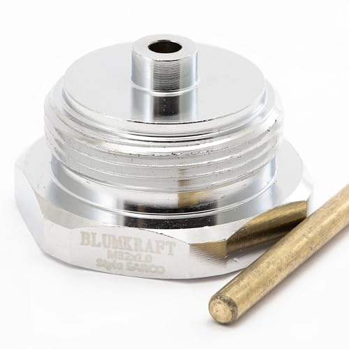 BLUMKRAFT Metalladapter kompatibel zu Sarco Heizkörper M32 x1.0 (Prototyp) auf M30x1,5 für Thermostat/Thermostatkopf M30 x 1,5 Stecker
