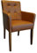 Quattro Meble Cognac Farbe Echtleder Stühle David Arm Pik Lederstühle mit Armlehnen Echt Leder Venice Cognac Esszimmer Stuhl Sessel