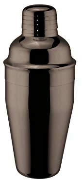 ILSA Mixage Cocktail Shaker in acciaio inox 18/10 placcato nero cl 50
