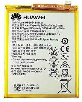 Batterie compatible avec Huawei Honor 5C NEM-L51 HB366481ECW remplacement 3000mAh