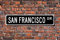 TNND Lustige Metallschilder San Francisco Schild Besuchergeschenk USA City San Francisco Native Straßenschild 10,2 x 40,6 cm
