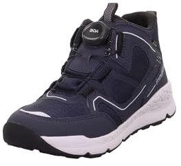 Superfit Jungen FREE RIDE leicht gefütterte Gore-Tex Sneaker, BLAU/SCHWARZ 8010