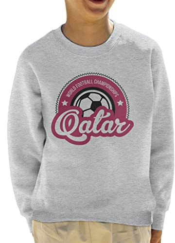 All+Every Qatar World Football Sunrise Logo Kid's Sweatshirt