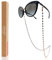 GERNEO® – Porto – Premium Brillenkette Damen & Brillenband Damen in diversen Farben – 18 Karat vergoldet in Rosegold – Unisex für Lesebrille & Sonnenbrille