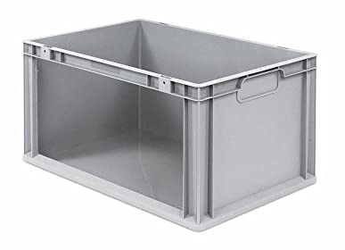PROREGAL Eurobox NextGen Store | HxBxT 32x40x60cm | 65 Liter | Seite offen | Eurobehälter, Transportbox, Transportbehälter, Stapelbehälter
