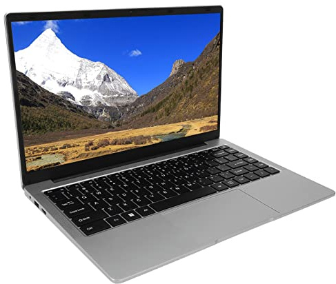 Garsent 14,1-Zoll-Business-Laptop, FHD IPS 1920 X 1080 8 GB DDR4-Laptop für Windows 10, Windows 11, 30-W-Frontkamera, Bluetooth 4.0, 4100-mAh-Akku, Celeron J4105-Prozessor (512 GB