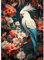 AIRDEA DIY Papagei Diamond Painting Set Erwachsene Kinder, Blumen Diamant Painting Bilder 5D Tier Vogel Diamant Kunst Jahrgang Diamant Malerei Set Cross Stickerei Malerei Kits 30x40 cm