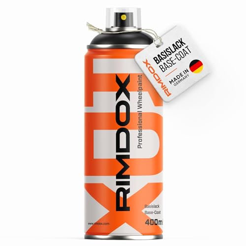RIMDOX - Felgenlack | passend für Farbton AUDI titangrau 4EE | High-Solid | 1K Original OEM Felgenlack | Spraydose 400 ml | für Reparatur- als auch Komplettlackierung
