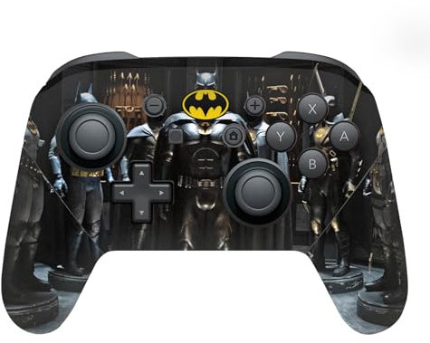 Head Case Designs Offizielle The Flash 2023 Batman Kostüm Grafik Kunst Vinyl Haut Gaming Aufkleber Abziehbild Abdeckung kompatibel mit Nintendo Switch Pro Controller