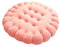MagiDeal Keksförmiges Kissen, Bodenkissen, einfaches Keks-Meditationskissen, Sitzkissen für Spielzimmer, Sitz, Balkon, ROSA, RUNDEN