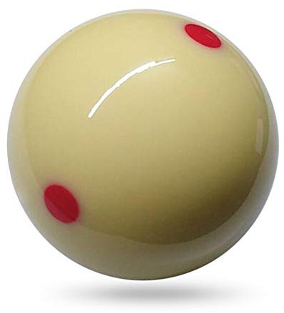 lvifloae 1 Stück Queue-Ball, 57,2 mm, Billard-Ball, Queue-Ball, Regulierungsgröße, Billard-Pool-Ball, Ersatz für acht Bälle, Trainings-Cue-Ball, Billard-Billardtisch-Zubehör (weiß)