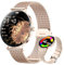 LIGE Smartwatch Damen mit Telefonfunktion, 1.43 AMOLED Fitnessuhr, IP68 Wasserdicht, 180+ Ziffernblätter Smart Watch, Menstruationszyklus, Armbanduhr für Android iOS, Schrittzähler, Pulsuhr, Rosegold