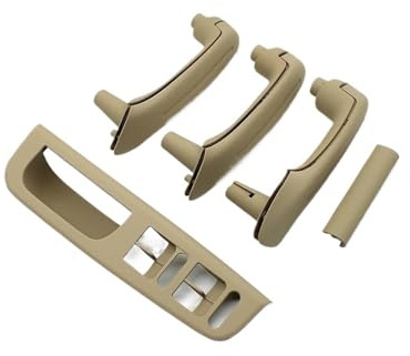 Voseto Türgriff Innen Rechts Für VW Für Bora Für Golf 4 MK4 Für Jetta 1999-2004 Innentür Pull Greifen Türgriff Set(RHD Beige 8pcs)