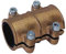 Gebo 16047 6 Abrazaderas para tubería de cobre, 18 mm, latón