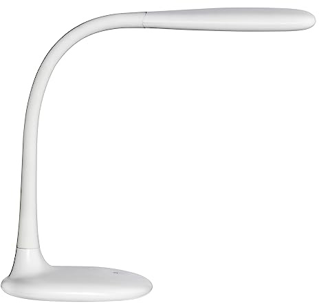 Unilux LED Schreibtischlampe Lucy, Lichtstärke/-farbe dimmbar, weiß