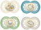 MAM Night Original SkinSoft Silikon Schnuller 6-16 // 4er Set // inkl. 2 Sterilisiertrasportboxen