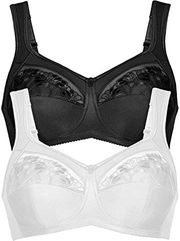 Anita 2er Sparpack Entlastungs BH 5448 Safina Gr. 90C in 1xschwarz 1xweiß