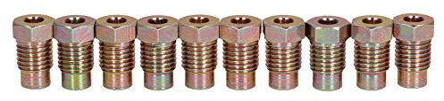 Maschio acciaio tubo del freno raccordi 10x1,25mm per 3/16 tubo del freno 10PC