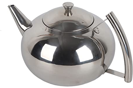 Cafetière théière en acier inoxydable, 2L, détachable, avec filtre