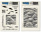 Doodleology Stempel-Set, quadratisch, verschiedene Impressionen