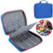 KISLANE Carrying Case for 48 Hot Wheels Cars, Kids Toy Cars Storage Case (Blue)