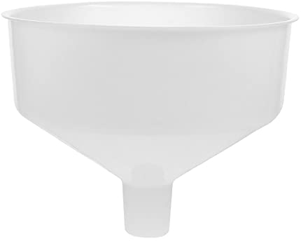Embudo de plástico de boca ancha, embudo de cocina, embudo de llenado de cerveza para botella de agua, cerveza, vino, bebida, aceite, combustible, gas ( )