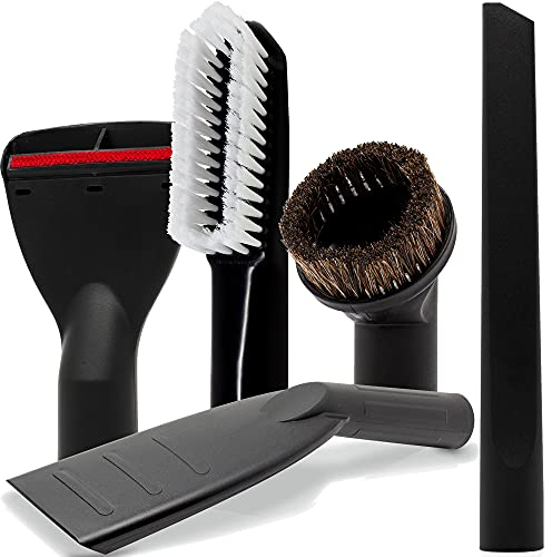 Staubsauger Düsen-Set 5-teilig 35mm kompatibel mit Kärcher Miele AEG Samsung Siemens Bosch Panasonic Philips Universal-Düsen Universalbürste Fugendüse Saugpinsel Möbelpinsel Autodüse Polsterdüse