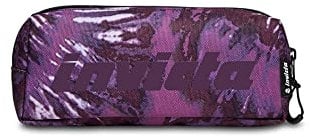 Portapenne Invicta SQUARE - Scuola & Lavoro - Fantasia viola con logo - Porta penne