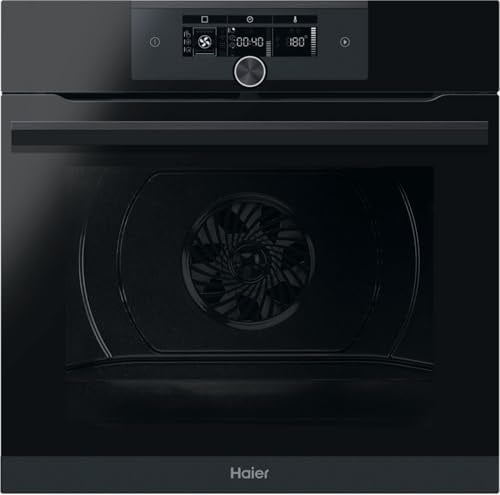HWO60SM6F8BH - Forno da incasso, ventilato, 70 litri, grill, colore nero, Classe energetica A+