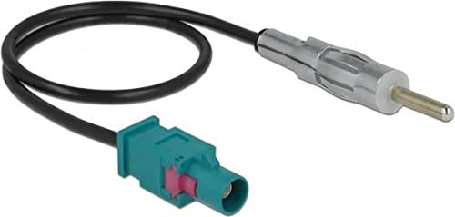 Topalli - Adaptateur d'antenne Radio 1 x Fakra-z -> DIN Fiche de connecteur (mâle)
