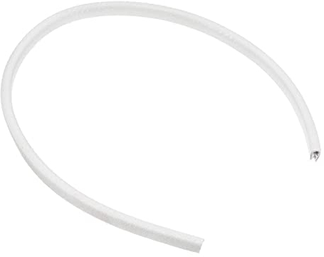 PATIKIL 0.5mx7mmx10mm Gummi Kante Verkleidung Metall Scharfe Deck Kantenschutz U Channel Guard Eckschutz Dichtung Streifen für Skateboard Tisch Tür Fenster Weiß