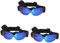 Ipetboom 3 Stücke Lustige Haustier Brille Für Hund Parodie Hund Bunte Haustier Brille Metall Pc Rahmen Nylon Gürtel