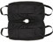 Outsunny Sonnenschirmständer Schirmständer Sandsack Marktschirmständer 2 x Beutel befüllbar 50 kg mit Schaufel Polyester + Kunststoff Schwarz 50 x 25 x 18 cm