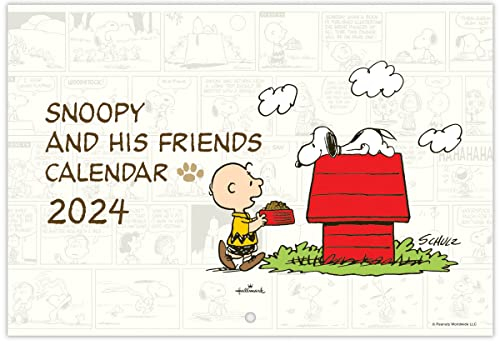 Japan Hallmark Snoopy 2024 Kalender Wandbehang Kleine Erdnüsse 824-273, 本体サイズ:172x252mm/壁掛け
