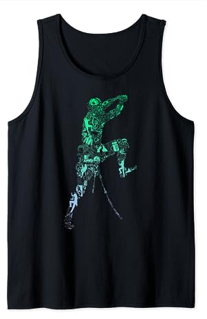 Boulder-T-Shirt für Kletterer | Jungen Klettern Tank Top