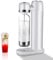 Skyehomo Wassersprudler 1L BPA frei Flasche, kabellos Sprudelwasserbereiter mit automatischen Druckentlastung, CO2 Sodawasser Sprudler für zuhause und Küche, Soda Maker Kompatibel mit 60L CO2 Zylinder