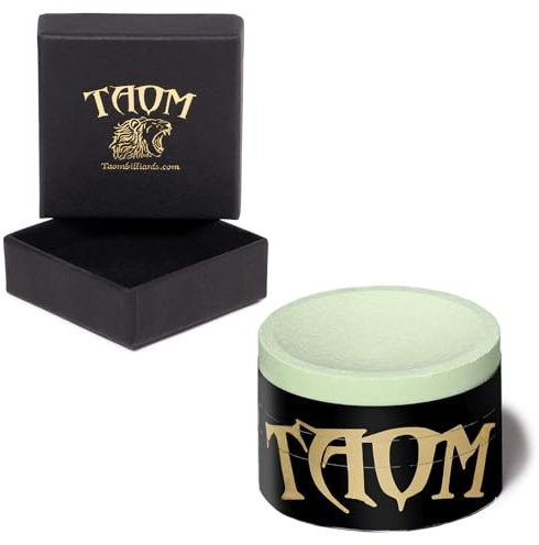 Taom Billard Snooker Pool Queue Premium Chalk 2.0 grün in Markenbox