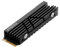 DolDer M.2 2280 SSD Dissipateur thermique en aluminium avec tampon de dissipation thermique, vis de fixation pour PC et PS5/PS5 Slim/PS5 Pro (006pro noir)