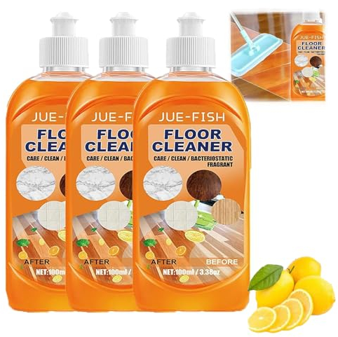 Multi Purpose Floor Cleaner Bodenreiniger, Parkett Kratzer Entfernen Vinylboden Reiniger, Leistungsstarkes Multi-Purpose Floor Parkett Politur Refresher, Laminatreiniger Parkettreiniger, 100ml (3PC)