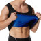 Everfion Chemise de sauna pour homme, Noir (intérieur bleu), X-Large