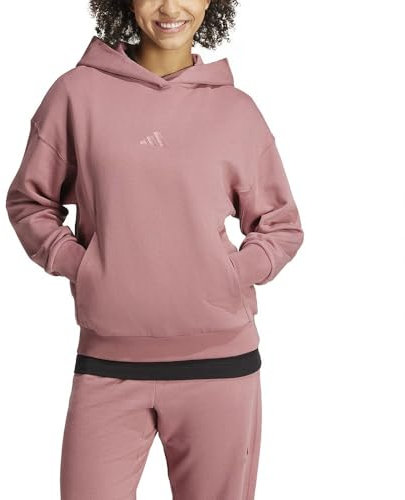 adidas All SZN Sweat à capuche ample en tissu éponge Rose Taille L, rose, L