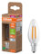 Osram Energy Class LED-Lampe in klassischer Minikerzenform, 3.8 W / 806 lm, EEK A, kaltweißes Licht (4000 K), CRI 80, aus klarfarbenem bleifreiem Glas, E14 Sockel, IP20, 35 mm Durchmesser.
