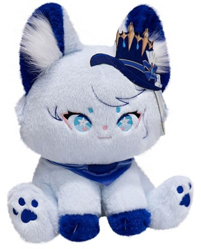 TOPLITHE Genshin Cat Kuscheltiere, Anime Plüsch Impact Plushies Weiches süßes Spielzeug for Kinder Weihnachten Gamer Geschenk(Furina,44cm)